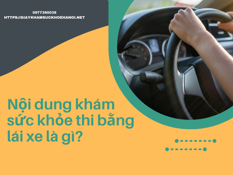 Bệnh viện khám sức khỏe thi bằng lái xe: Quy định và phân loại các nhóm