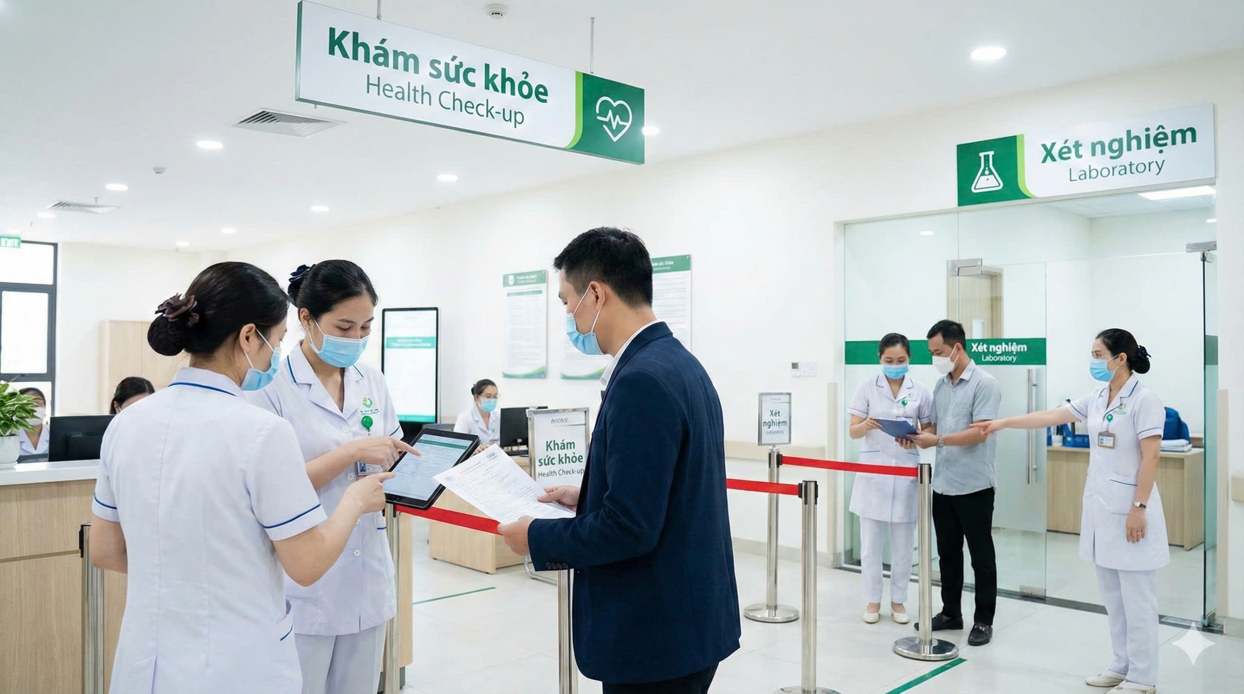 Thăm khám giấy khám sức khỏe song ngữ