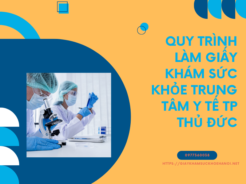 Có nên làm giấy khám sức khỏe trung tâm y tế TP Thủ Đức không?