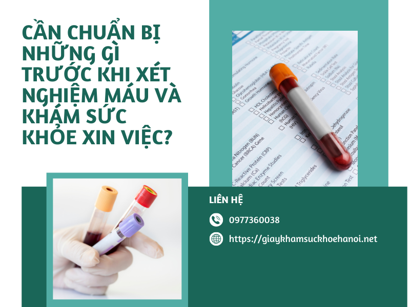 Hỏi đáp: Khám sức khỏe xin việc có xét nghiệm máu không?