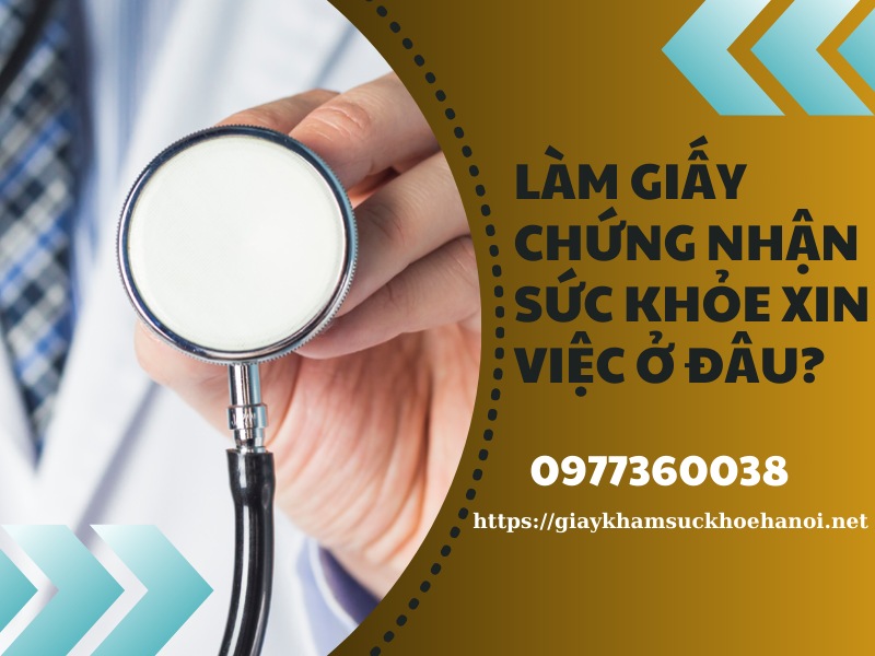 giấy chứng nhận sức khỏe xin việc