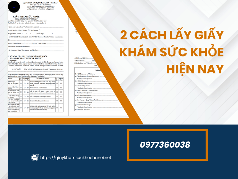 2 cách lấy giấy khám sức khỏe hiện nay