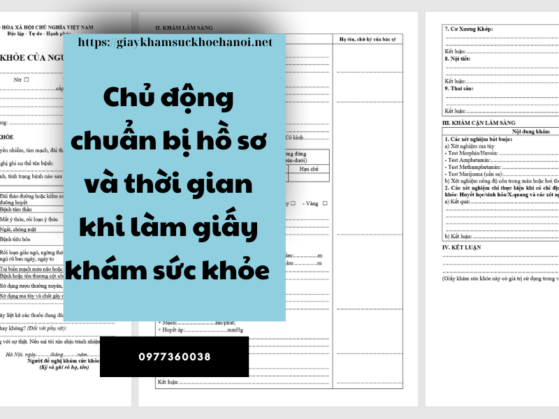 4 lưu ý khi làm giấy khám sức khỏe Khánh Hòa