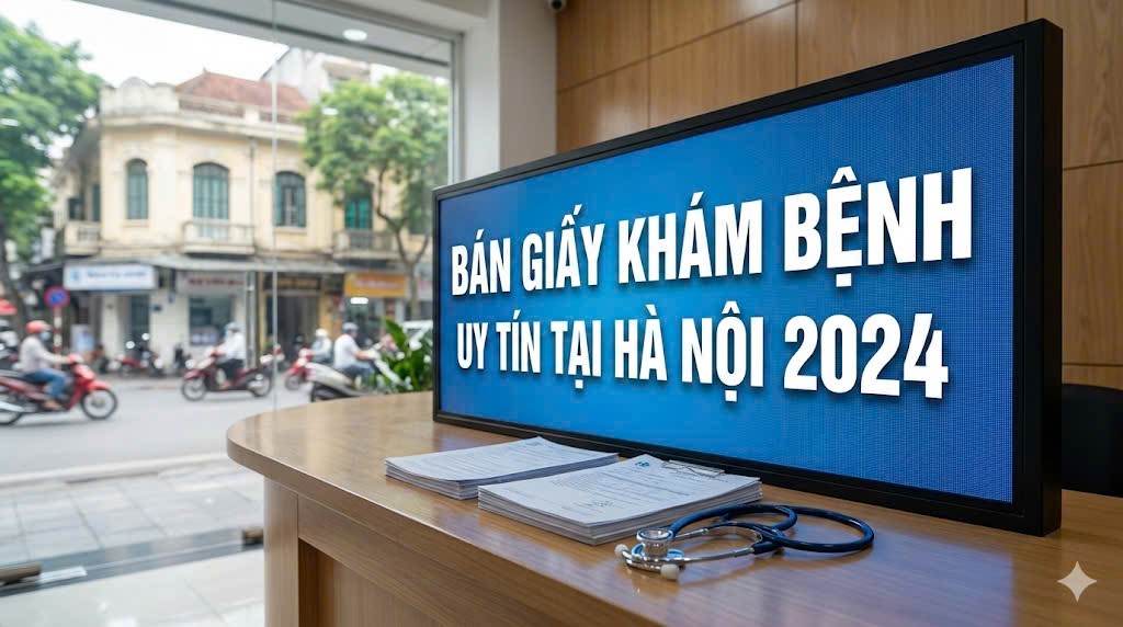 Bán giấy khám bệnh uy tín tại Hà Nội 2024