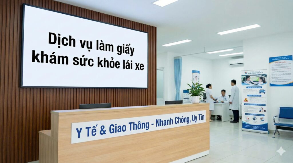 Dịch vụ làm giấy khám sức khỏe lái xe
