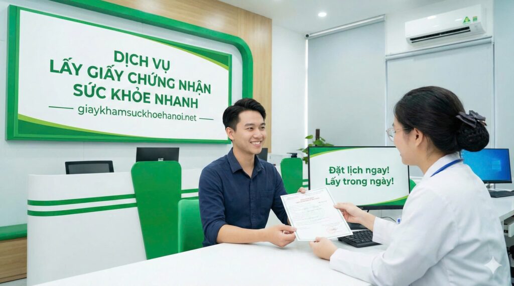 Giấy chứng nhận sức khỏe lấy nhanh ở đâu