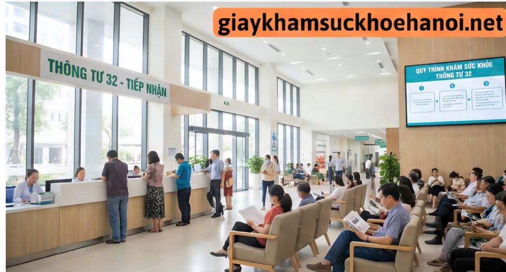 Chờ làm Giấy khám sk thông tư 32