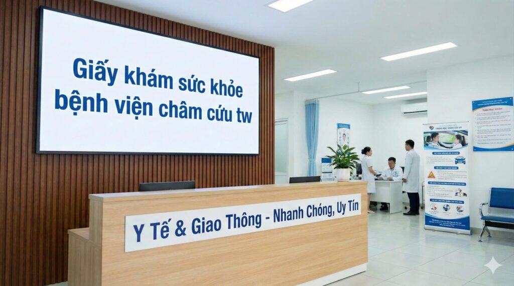 Giấy khám sức khỏe bệnh viện châm cứu tw