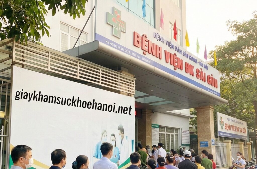 giấy khám sức khỏe bệnh viện đk sài gòn