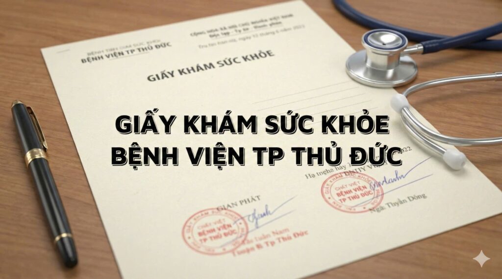 Giấy khám sức khỏe bệnh viện TP Thủ Đức