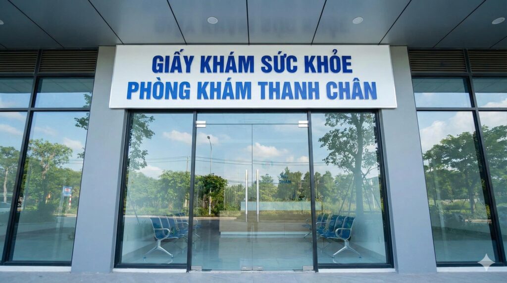 Giấy khám sức khỏe phòng khám Thanh Chân