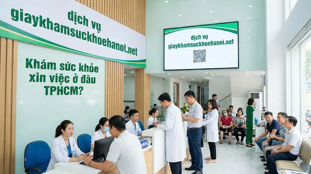 Khám sức khỏe xin việc ở đâu TPHCM