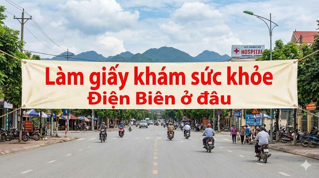 Làm giấy khám sức khỏe Điện Biên ở đâu