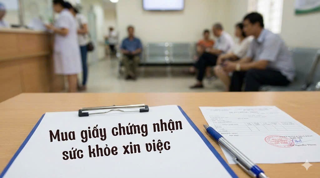 Mua giấy chứng nhận sức khỏe xin việc