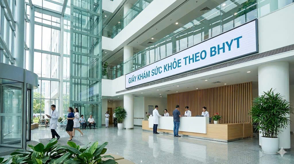 Giấy khám sức khỏe theo BHYT