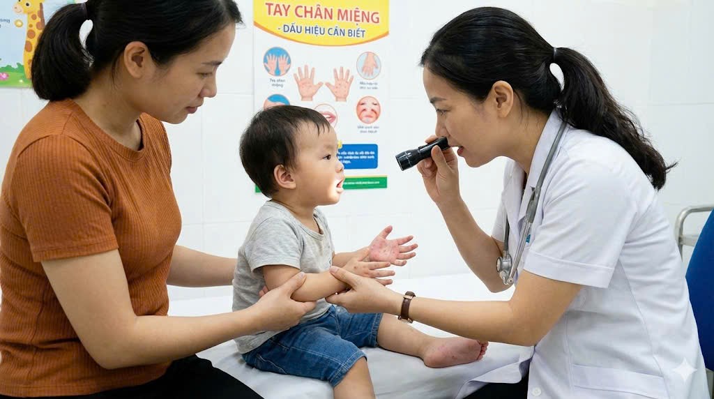 Khám tay chân miệng là gì?