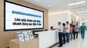 Làm giấy khám sức khỏe nhanh đúng quy định ở đâu